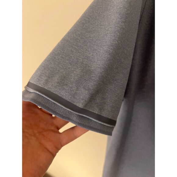 Eddie Bauer FreeDry Blue Polo Shirt Short Sleeve Lightweight Moisture-Wicking - Picture 5 of 8